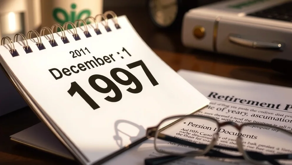 Intjänad pensionsrätt fram till 31 december 1997