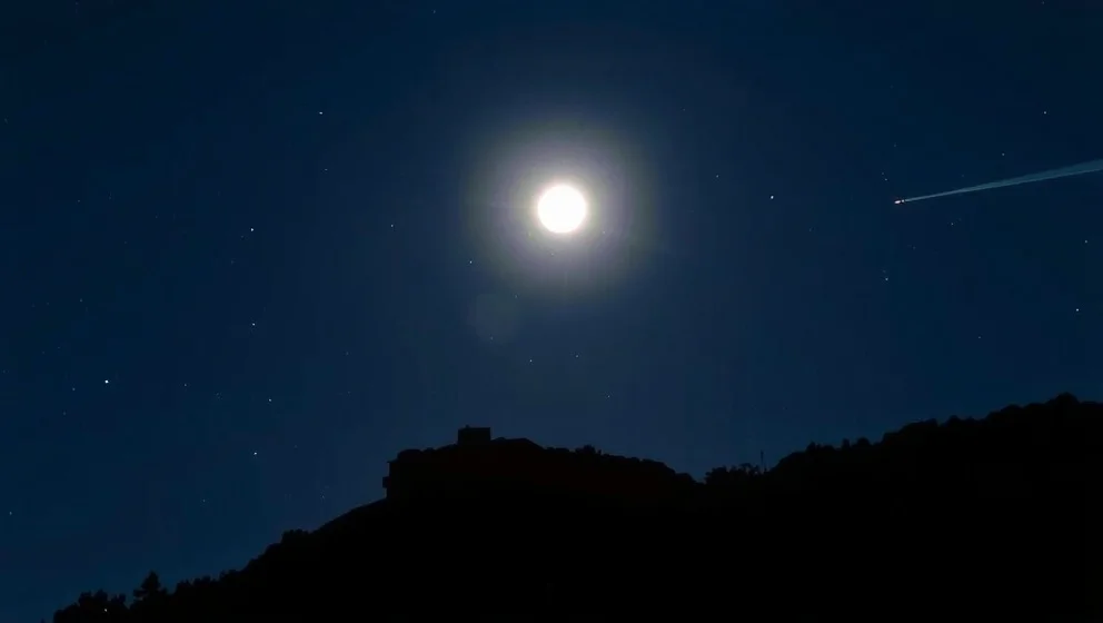 Ser du månen där du är ikväll